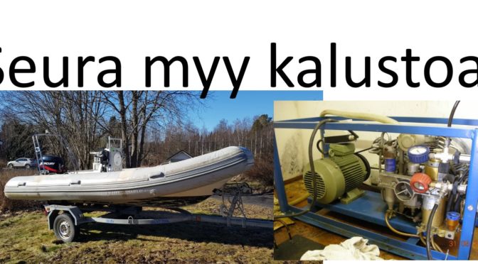 Kerho myy kalustoa!